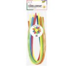 Fil chenille 'FLUO', longueur: 500 mm, assorti