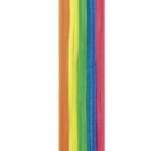 Fil chenille 'FLUO', longueur: 500 mm, assorti