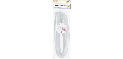 Fil chenille, longueur: 500 mm, irisé