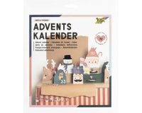 Calendrier de l'Avent SANTA & FRIENDS, 72 pièces