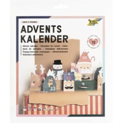 Calendrier de l'Avent SANTA & FRIENDS, 72 pièces