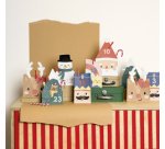 Calendrier de l'Avent SANTA & FRIENDS, 72 pièces