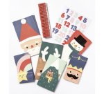 Calendrier de l'Avent SANTA & FRIENDS, 72 pièces