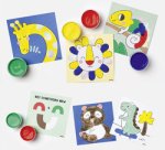 Kit de gouache aux doigts 'HAPPY SAFARI'