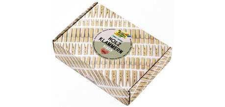 Mélange de pinces en bois NATURAL Jumbobox, 500 g