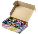 Mélange de pinces en bois NATURAL Jumbobox, 500 g