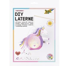 Kit de lanterne SWEET RAINBOW, rose irisé