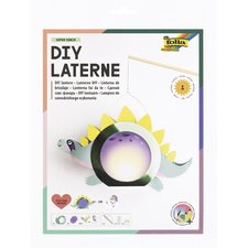 Kit de lanterne SUPER DINOS, vert métallisé