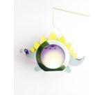 Kit de lanterne SUPER DINOS, vert métallisé
