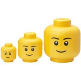 Set de boîtes en forme de tête STORAGE HEAD BOY