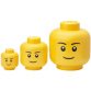 Set de boîtes en forme de tête STORAGE HEAD SILLY