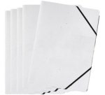 Chemise à élastique 'DIY', A4, carton, blanc