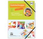 Chemise à élastique 'DIY', A3, carton, blanc