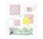 Sticker pailleté en caoutchouc mousse BUTTERFLIES