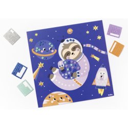 Mosaïque en caoutchouc mousse 'SPACE SLOTH' 301 pièces
