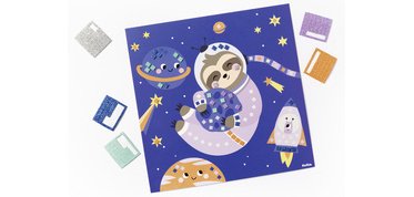 Mosaïque en caoutchouc mousse 'SPACE SLOTH' 301 pièces