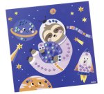 Mosaïque en caoutchouc mousse 'SPACE SLOTH' 301 pièces