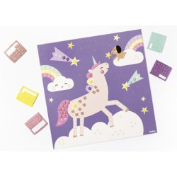 Mosaïque en caoutchouc mousse 'UNICORN', 301 pièces