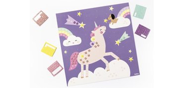 Mosaïque en caoutchouc mousse 'UNICORN', 301 pièces