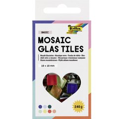 Carreau de verre pour mosaïque BASIC, 10 x 10 mm