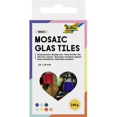 Carreau de verre pour mosaïque BASIC, 10 x 10 mm