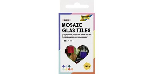 Carreau de verre pour mosaïque IRISÉ, 10 x 10 mm