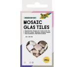 Carreau de verre pour mosaïque BASIC, 10 x 10 mm