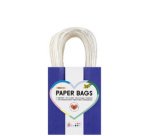 Sac en papier BASIC, taille: L, assorti