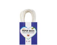 Sac en papier BASIC, taille: M, assorti