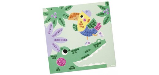 Mosaïque caoutchouc mousse 'JUNGLE FEVER', 301 pièces