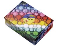 Mélange de pompons GLITTER Jumbobox, 300 g, assorti