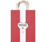 Sac en papier CLASSIC, taille: L, assorti