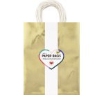 Sac en papier  SCINTILLANT, taille: M