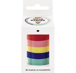 Set de rubans satin RAINBOW, assorti