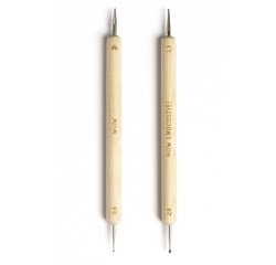 Set de stylos à gaufrer & à piquer, set de 2