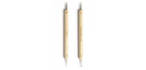 Set de stylos à gaufrer & à piquer, set de 2