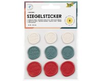 Sceau autocollant CHRISTMAS tailles/couleurs assorties