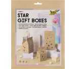 Set de boîtes-cadeaux 'Star gift boxes', papier kraft