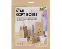Set de boîtes-cadeaux 'Star gift boxes', papier kraft