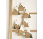 Stickers pour calendrier de l'Avent 'STARS GOLD'