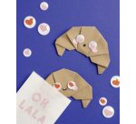 Oeil vacillant HEARTS, taille: M, autocollant