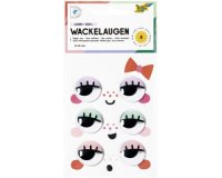 Oeil vacillant LASHES, taille: L, autocollant
