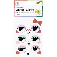 Oeil vacillant LASHES, taille: L, autocollant