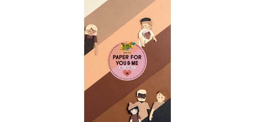 Blok papier en karton gekleurd 'Shades of us'