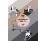 Bloc de papier et carton de couleur 'Shades of Grey'