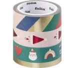 Ruban adhésif décoratif Washi HOTFOIL MERRY JINGLING