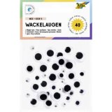 Oeil vacillant, mélange, taille: S, autocollant