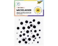 Oeil vacillant, mélange, taille: M, autocollant