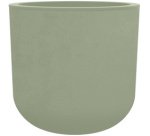 Bac à plantes BASALT UP, rond, 485 mm, vert amande