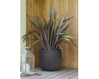 Bac à plantes BASALT UP, rond, 485 mm, anthracite